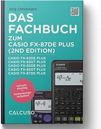 CALCUSO Standardpaket: Casio FX-87DE Plus 2 technisch-wissenschaftlicher Taschenrechner + WYNGS Schu