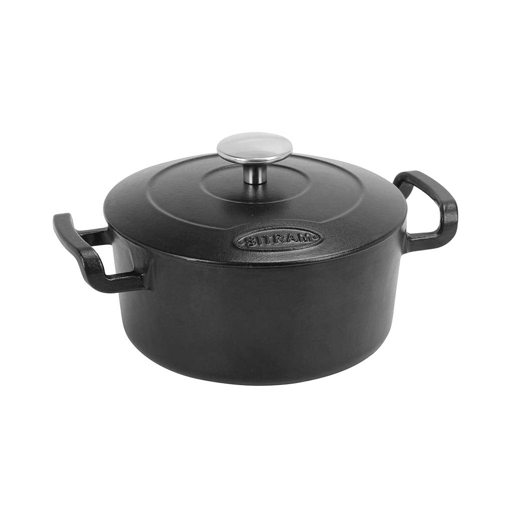 Sitram 711093 Schmortopf Sitrabella aus emailliertem Gusseisen, rund, 2,5 l, für den Innen- und Auss