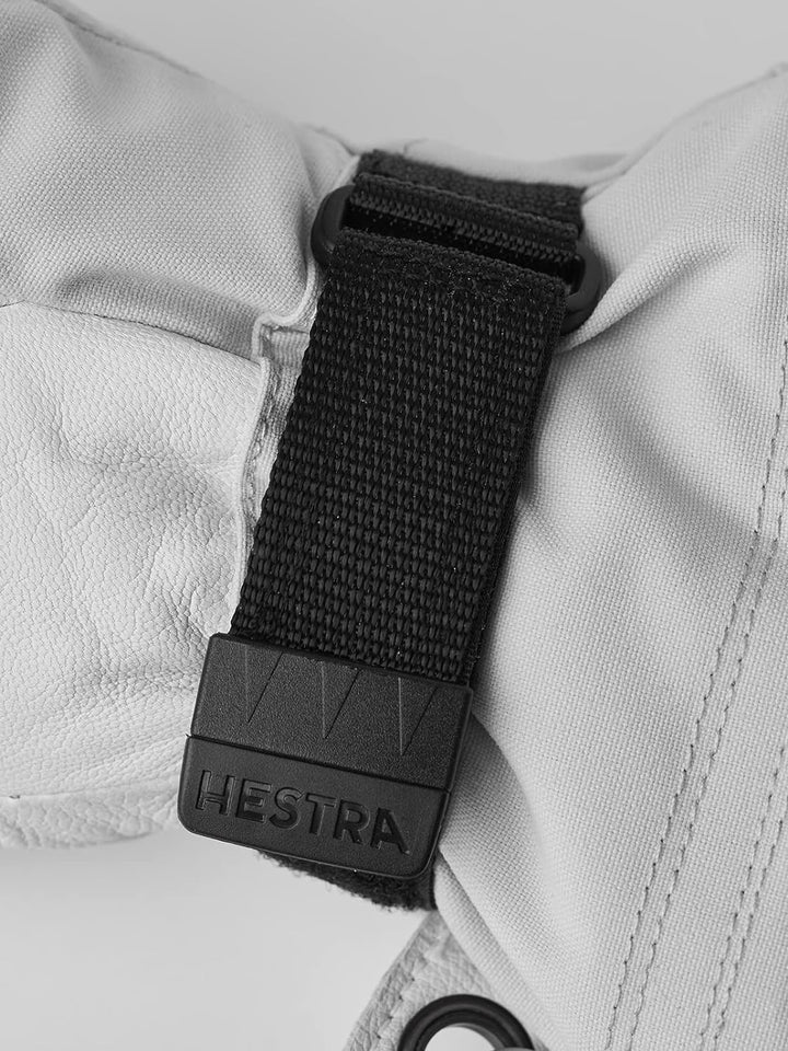 Hestra Heli Skihandschuhe für Damen – klassischer Leder-Schneefäustling zum Skifahren, Snowboarden u