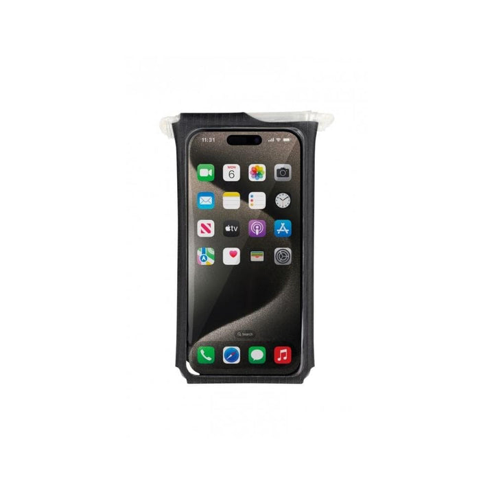 Topeak Unisex – Erwachsene Phone DryBag M Smartphone-Schutzhülle, Schwarz, 16,5x8,7x1,3 cm