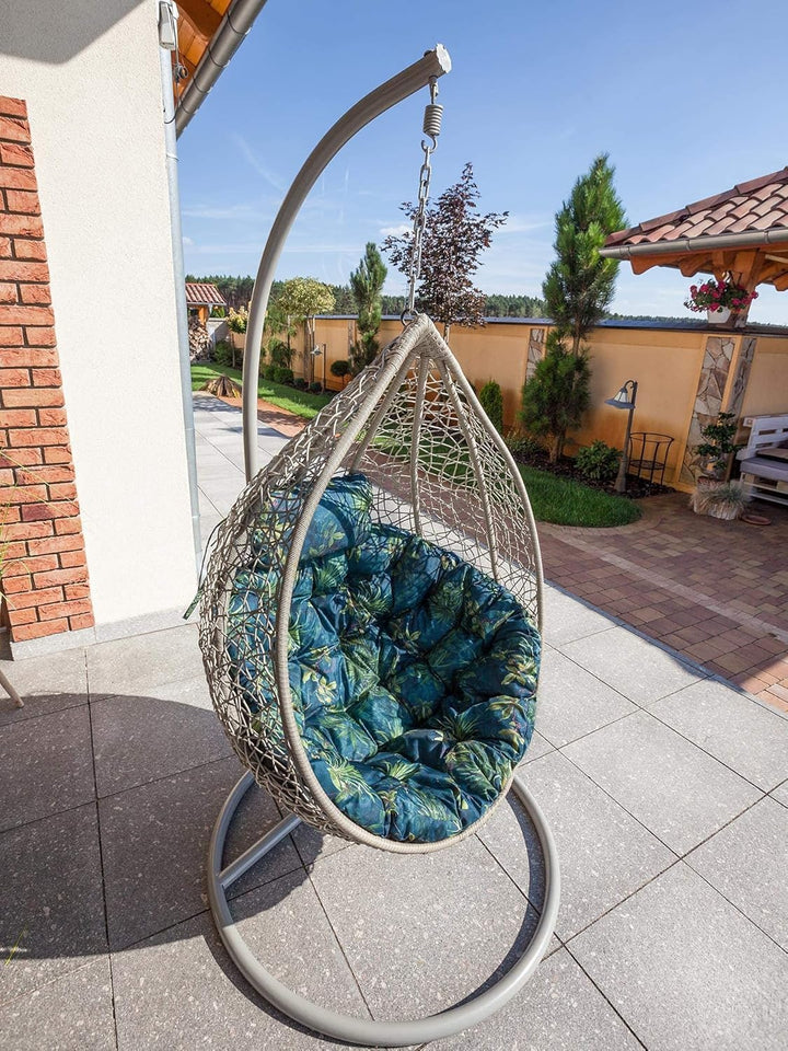 PillowPrim Hängesessel Kissen, Auflage für Polyrattan/Rattan Hängeschaukel, Polster, Hängekorb, Scha