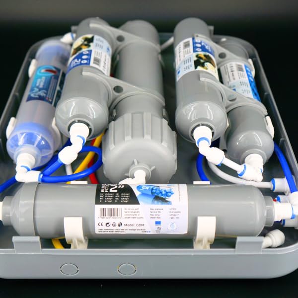 Czysta Kropla RO7 Slim Untertisch Umkehrosmose Wasserfilter 7 Stufiges Filtersystem mit Mineralisier