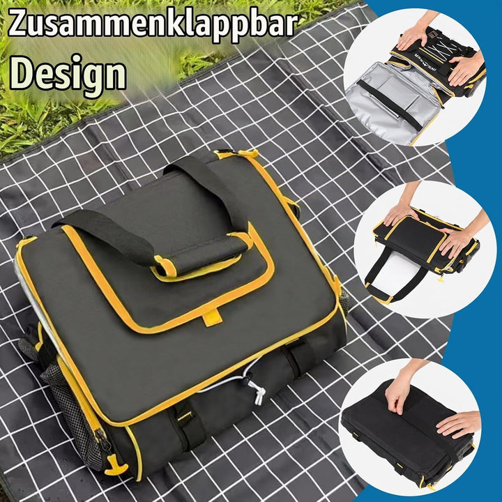 INSMEER Kühltasche Gross 48L/55L, 55/80 Cans Kühltasche Faltbar Isolierte Tasche, Auslaufsicher zusa