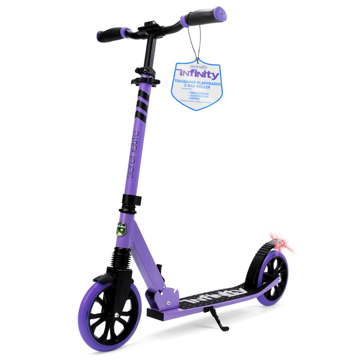 SereneLife Roller für Kinder & Erwachsene, Unisex-Tretroller, Cityroller, klappbar & höhenverstellba