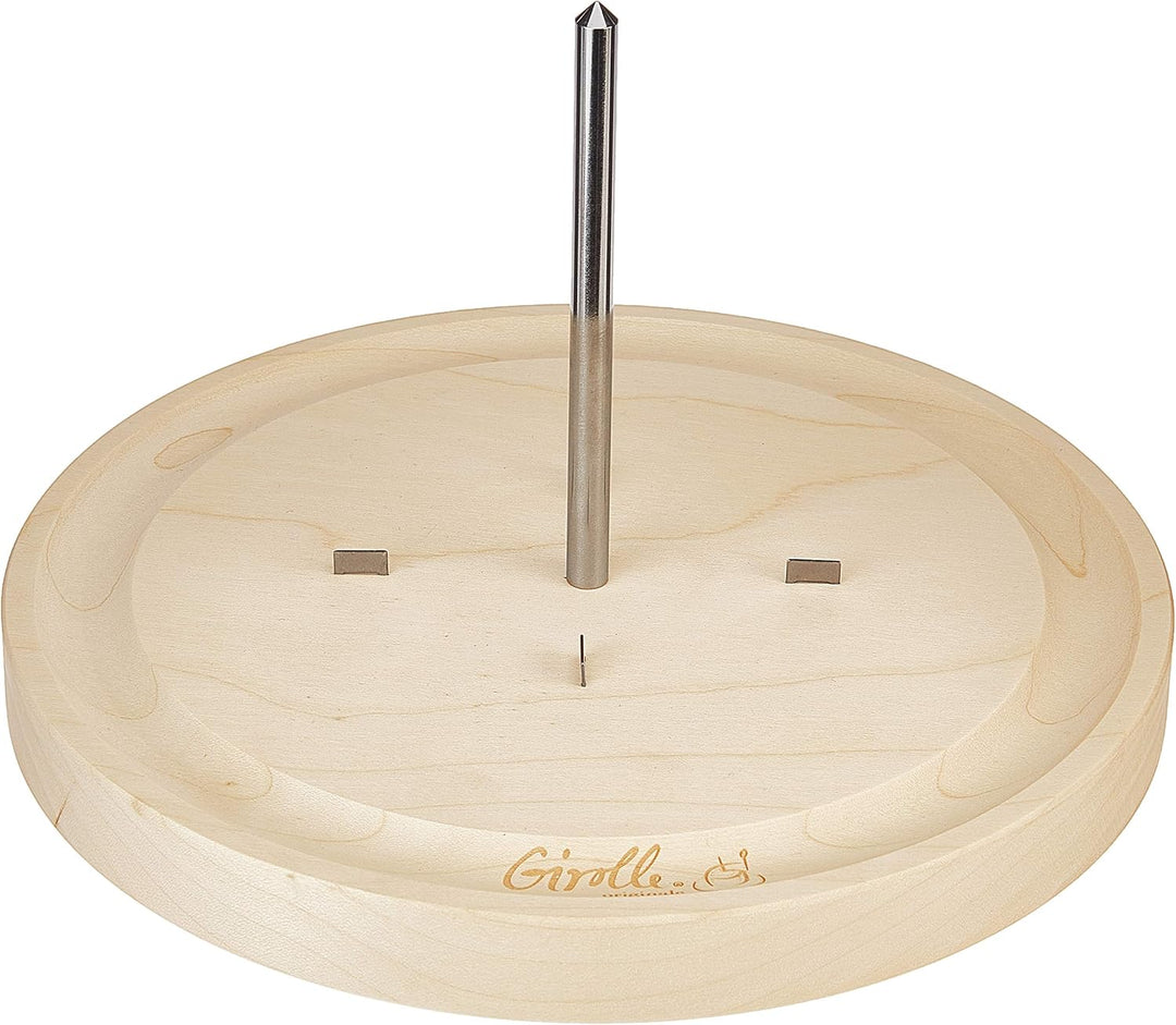 Swissmar S3300 Girouette Käseschaber, Edelstahl/Holz/Kunststoff, 22.2cm x 16.8cm, Für Tète de Moine-