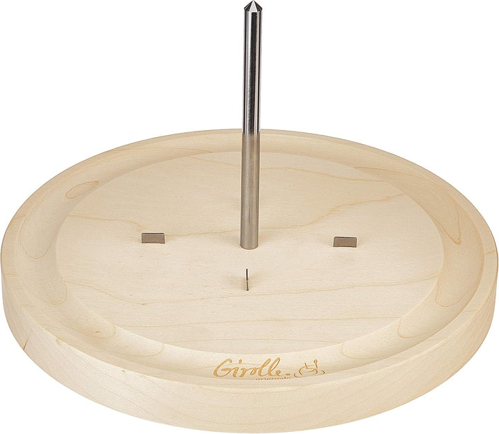 Swissmar S3300 Girouette Käseschaber, Edelstahl/Holz/Kunststoff, 22.2cm x 16.8cm, Für Tète de Moine-