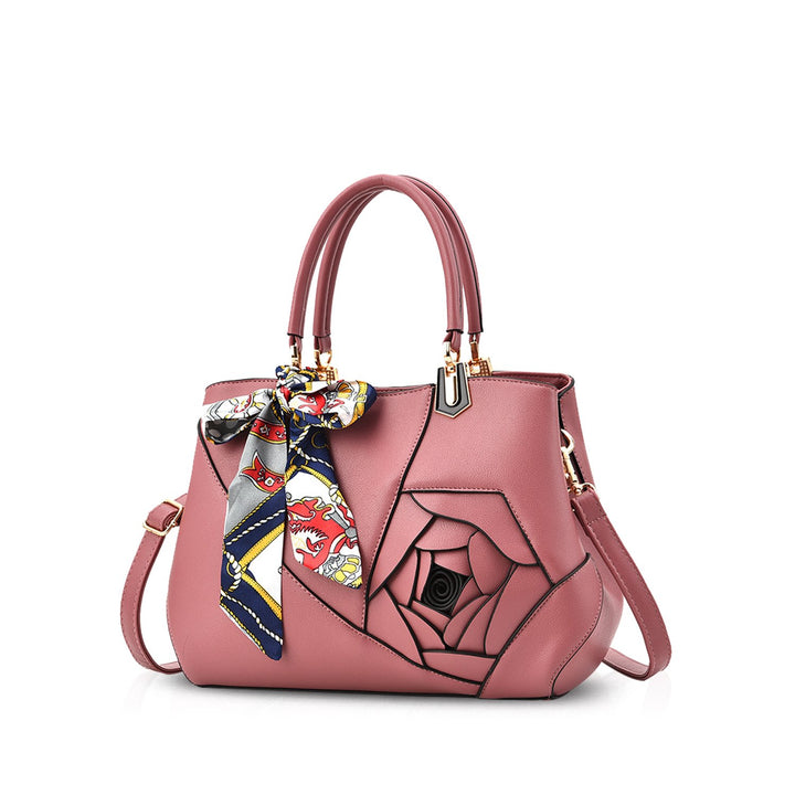 NICOLE&DORIS Frauen Blumen Top Handle Handtaschen Umhängetasche Crossbody Tasche Tote Satchel für Da