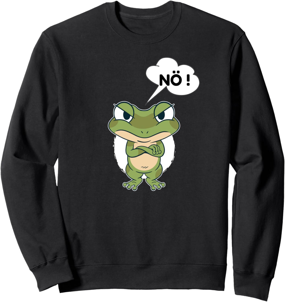 Frosch sagt NÖ! I Statement I Fun I Sag Nein Sweatshirt