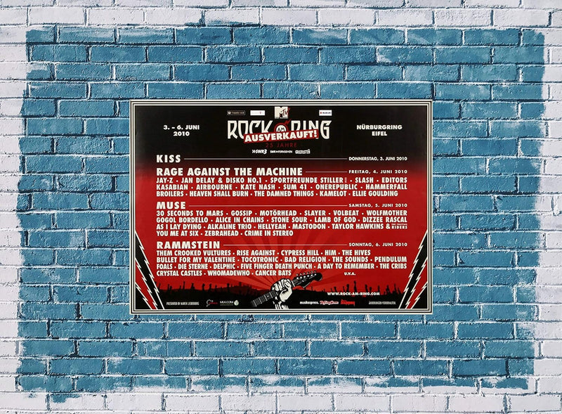 Rock AM Ring & Park - Rock am Ring, Rock am Ring 2010 » Konzertplakat/Premium Poster | Live Konzert