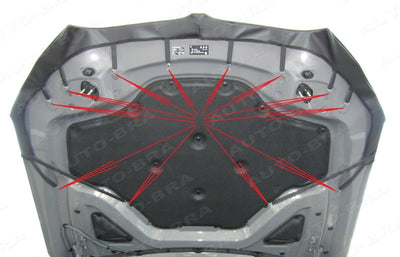 Auto-Bra AB3-00475 kompatibel mit BMW 7 G11 Bj. ab 2015 Haubenbra Steinschlagschutz Tuning Bonnet Br