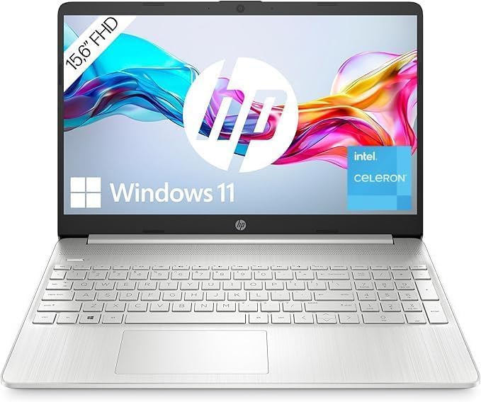 HP Laptop | 15,6" FHD Display | Intel Celeron N4500 | 4 GB DDR4 RAM | 128 GB SSD | Intel UHD Graphic
