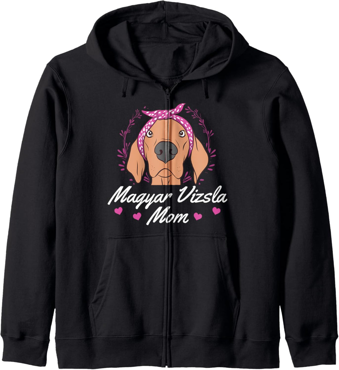 Magyar Vizsla Mutter Ungarisch Kurzhaarige Magyar Vizsla Kapuzenjacke