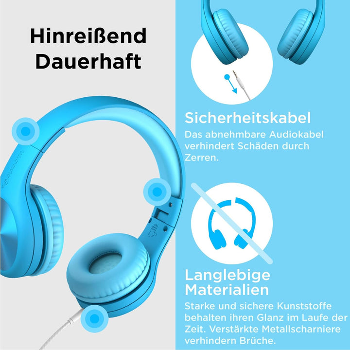 LilGadgets Connect+ Pro Kinderkopfhörer mit Geräuschunterdrückung – für den Komfort von Kindern entw