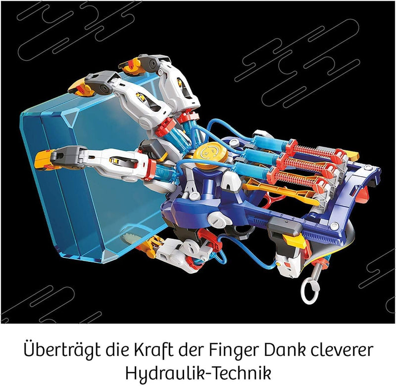 KOSMOS 617134 Cyborg-Hand - hydraulisch gesteuerte XXL-Roboter-Hand, grössenverstellbar, für Linkshä