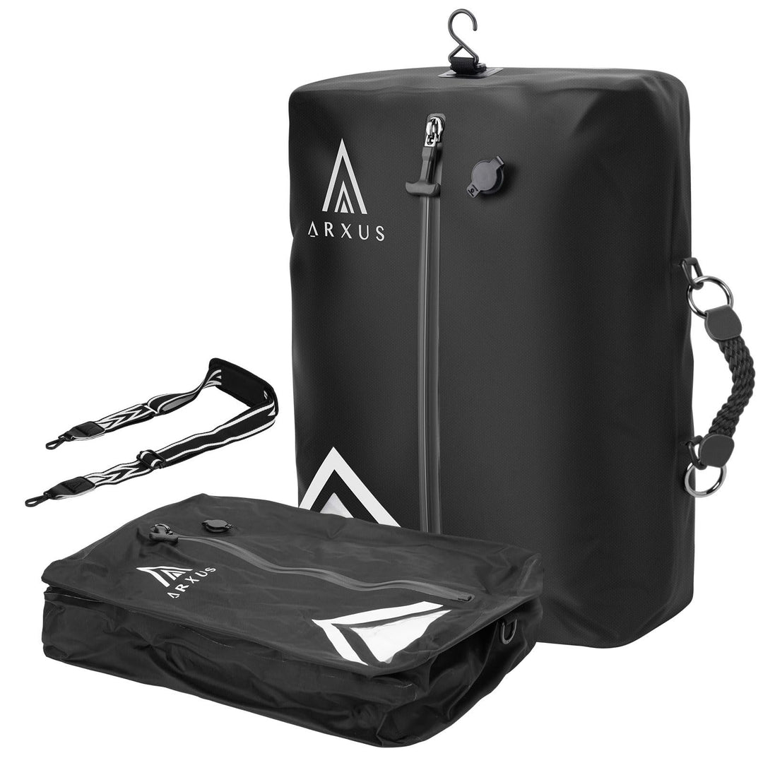 Arxus Vakuumbeutel für Kleidung - Reise Packing Cubes Compression mit Abnehmbare Schultergurt, IP67