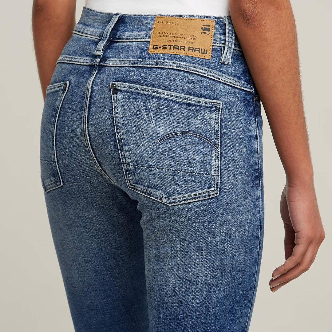 G-Star Damen Lhana Skinny Jeans 23W / 30L Blau (Faded Cascade D19079-c051-c606), 23W / 30L Blau (Fad