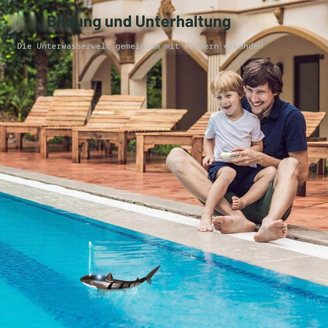 Poolspielzeug, ferngesteuertes Hai-Spielzeug für Jungen, Badespielzeug für Kinder, hohe Simulation S