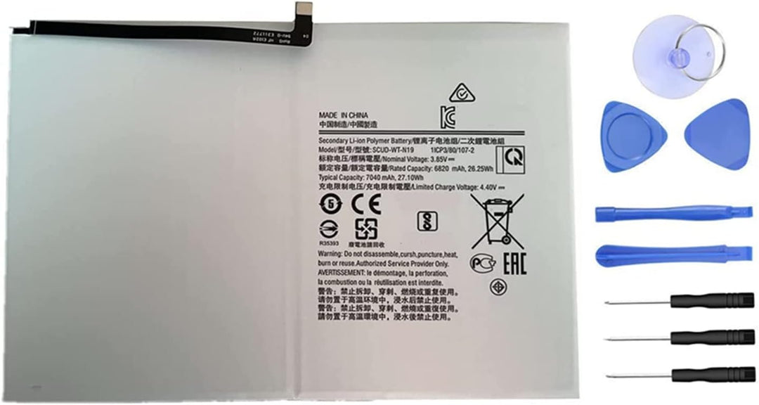 ASKC SCUD-WT-N19 Tablet Akku Replacement für Samsung Galaxy Tab A7 10.4 2020 SM-T500 T505 3.85V 6820