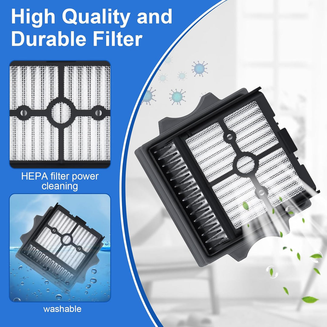 Ersatzbürstenrolle und HEPA-Filter passend für Tineco Floor One S7 Stretch Ultra/S7 Artist/S7 Master