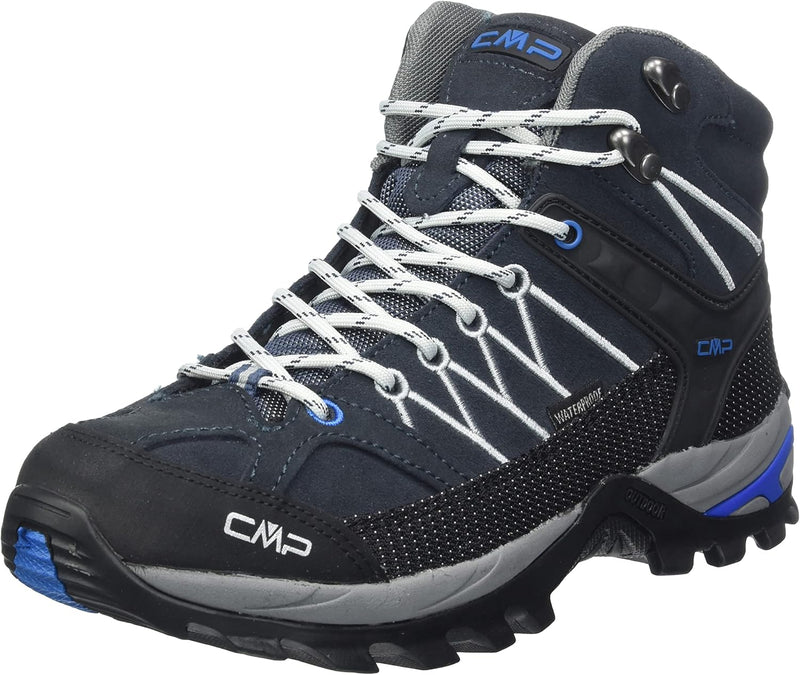 CMP Herren Rigel Mid Shoe Wp Trekking-& Wanderstiefel 40 EU B Blue Cemento, 40 EU B Blue Cemento