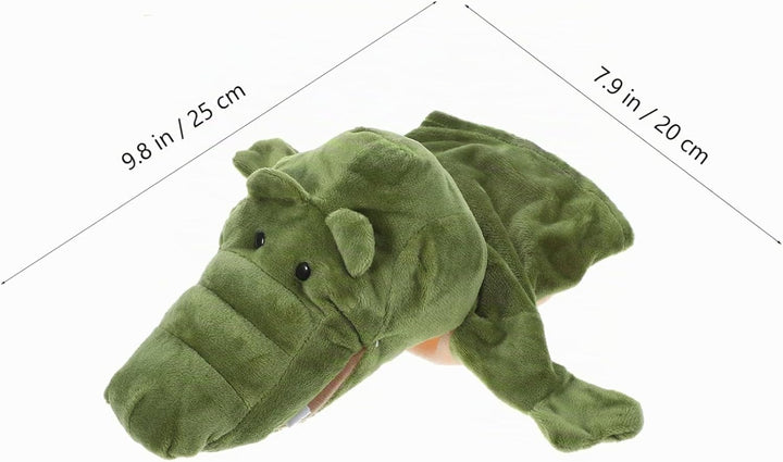 SUPVOX Krokodil Handpuppe mit Offenem Mund Interaktives Pädagogisches Tier Handspielzeug für Fördert