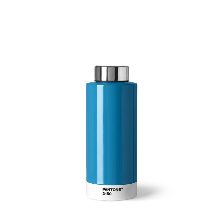 PANTONE Trinkflasche, doppelwandiger rostfreier Edelstahl mit Thermo-Funktion, auslaufsicher, 500 ml
