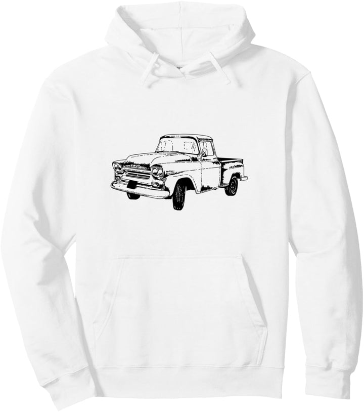 Cooler Vintage Pickup Truck Pullover Hoodie