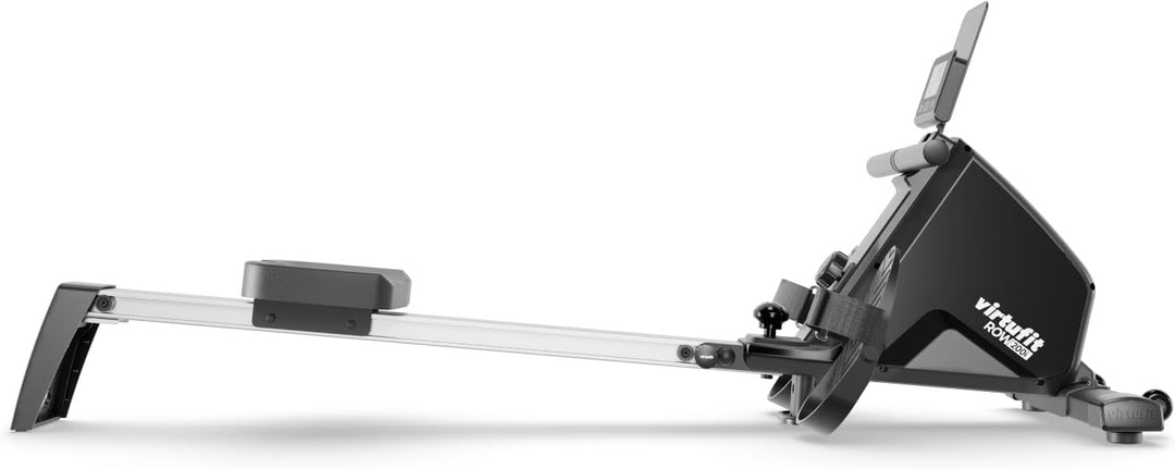 VirtuFit Row450 Rudergerät – Klappbar & Leicht – Transportrollen – Platzsparend Fitnessgerät für Zuh