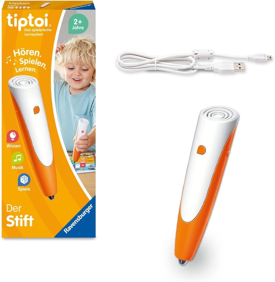 Ravensburger tiptoi ® Bücher Set | Liv geht aufs Töpfchen + 00110 tiptoi Der Stift + Kinder Weltkart