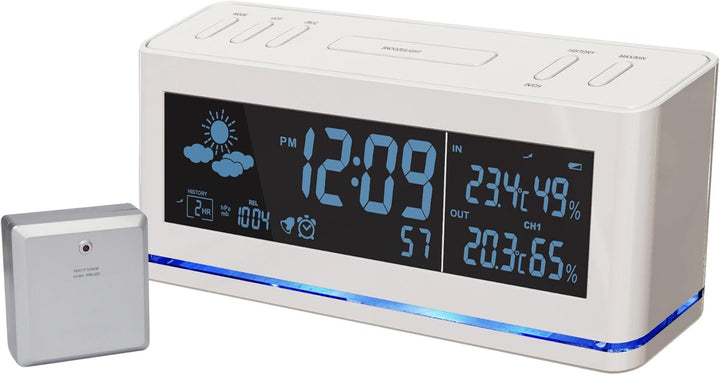Technoline Funkwecker WS 6850 mit Vorhersage von Wettersituationen und Temperaturen sowie Luftdrucka
