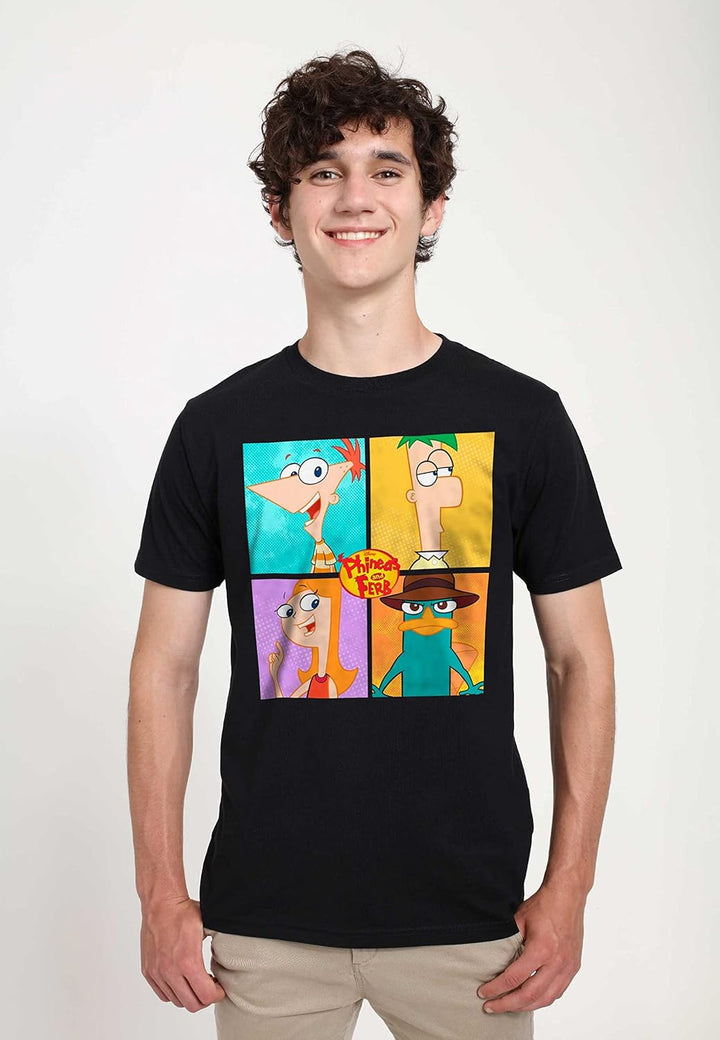 Disney Unisex T-Shirt L Schwarz, L Schwarz