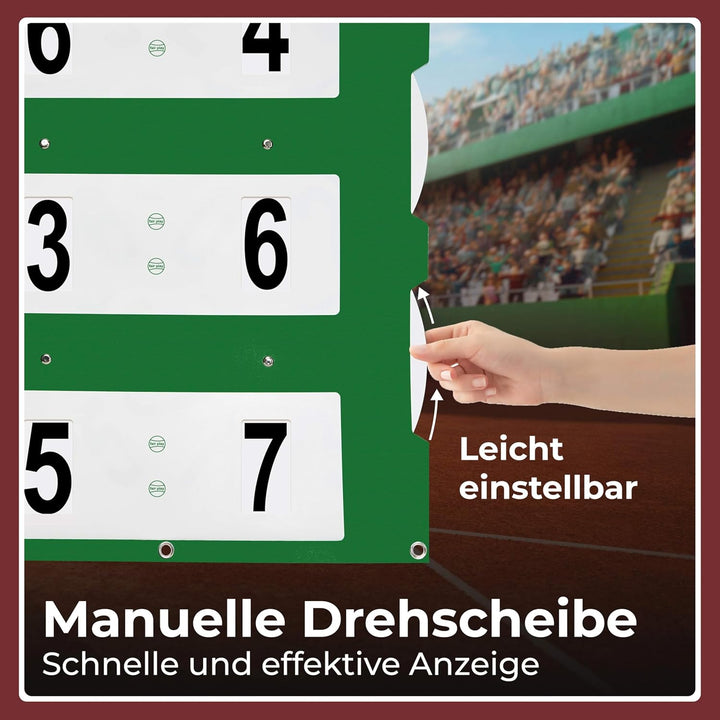 achilles Tennis Spielstand Anzeigetafel, Spielstandanzeige, professionelle Tennistafel, Indoor-Outdo