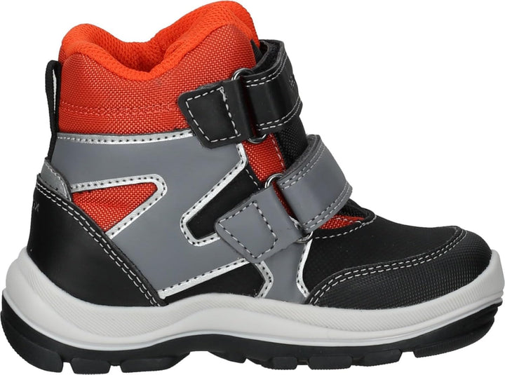 Geox Jungen B Flanfil Boy B ABX Stiefeletten 23 EU Black Orange, 23 EU Black Orange
