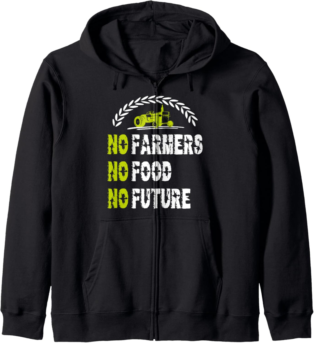 Bauern Demo Landwirt Protest No Farmers No Food No Future Kapuzenjacke