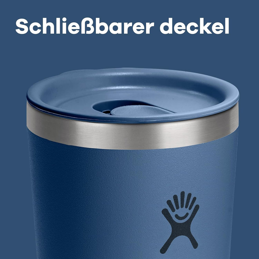Hydro Flask – All Around Tumbler Press-In Lid 473 ml (16 oz) – Isolierter Edelstahl – Spritzfest, au