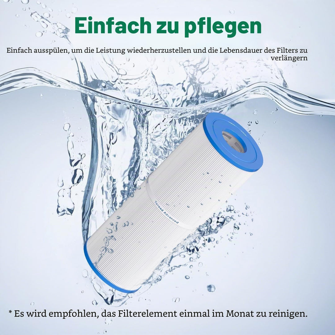 TOREAD Spa Filter für Whirlpools, ersetzt Pleatco PRB25-IN Unicel C-4326 FC-2375, 25 m², Pentair R17