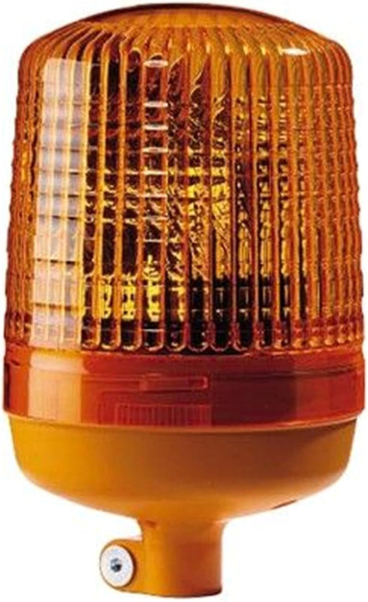 HELLA - Halogen-Rundumkennleuchte - KL 7000 - 24V - gelb - Rohrstutzen - Menge: 1 - 2RL 008 060-111