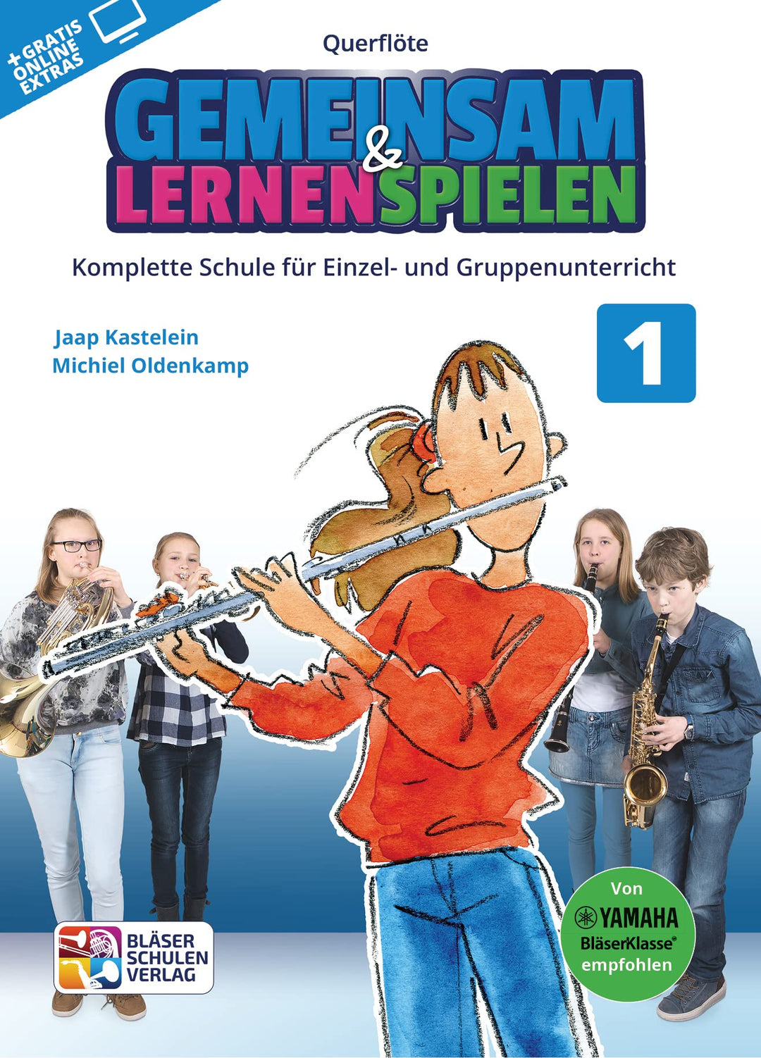 Gemeinsam lernen & spielen Band 1 (+Online-Access) : für Bläserklasse (Blasorchester) Flöte [Sheet m
