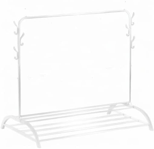 Vinteky Kleiderständer Freistehender Kleiderständer, Garderobenständer aus Metall6 Haken, 110 × 33 ×
