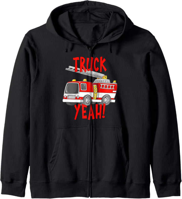 Truck Yeah Fire Truck for Kids or Adults Kapuzenjacke
