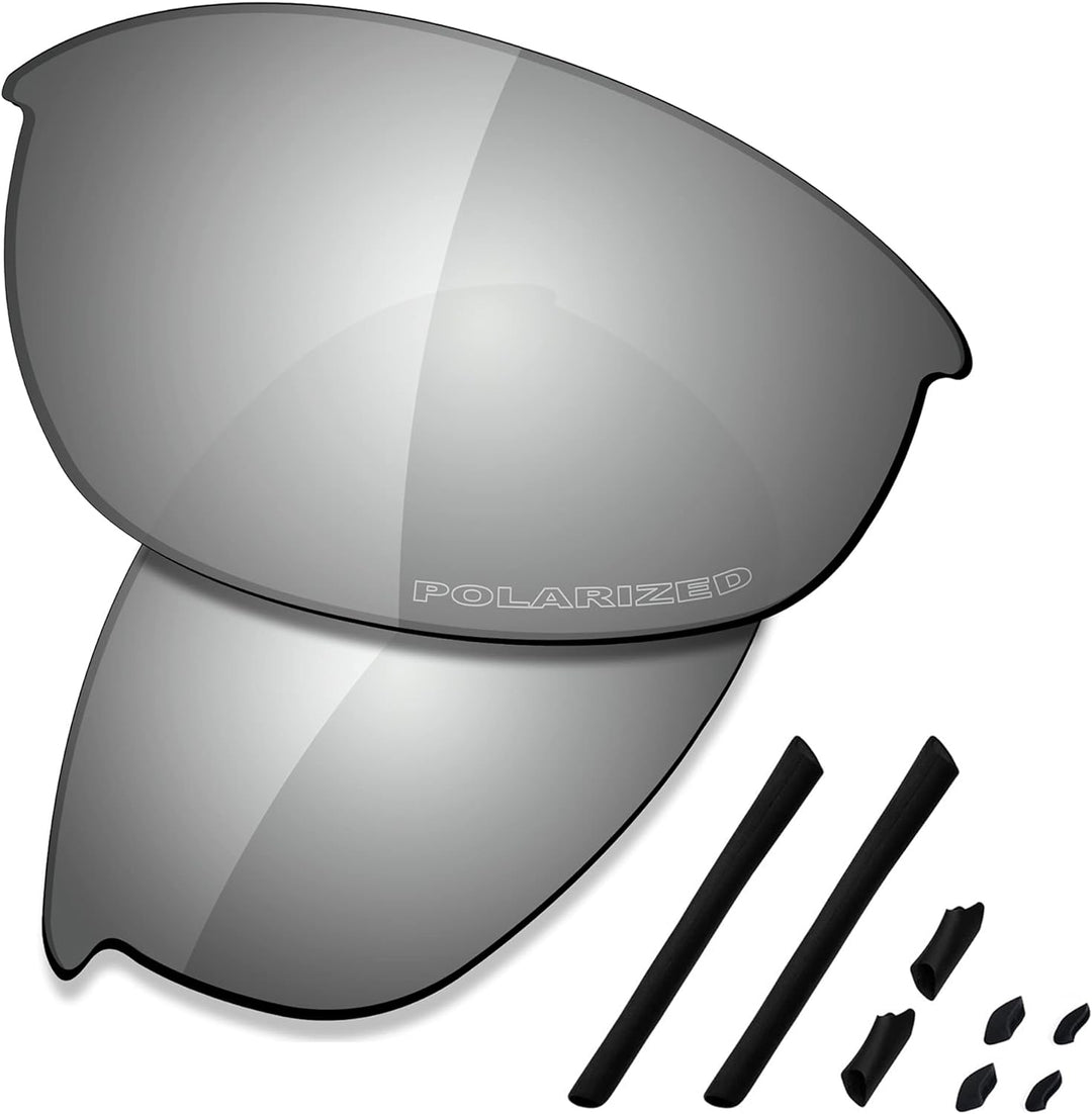 Saucer Premium Ersatzgläser für Oakley Half Jacket Sonnenbrillen High Definition - Chrome Metal Pola