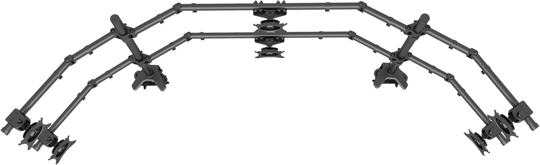 HFTEK - 18,5cm Verlängerungsarm für Monitorhalterung MS-Serie – Bildschirmarm-Zwischenelement – Erwe