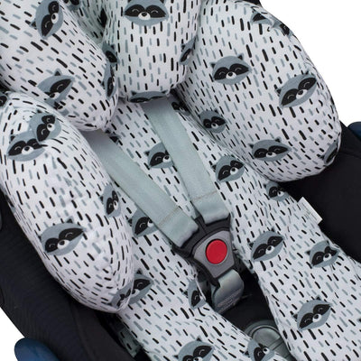 JYOKO Kids Sitzverkleinerer Antiallergikum Universal Baby 100% Baumwolle (Raccoon, Enthält eine Kopf