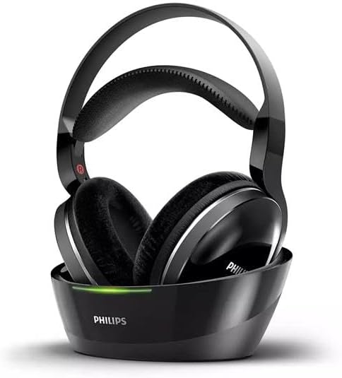 Philips Kabelloser TV Kopfhörer Over Ear SHD8850/12 Wireless HiFi Kopfhörer (Exzellenter Sound, Hi-R