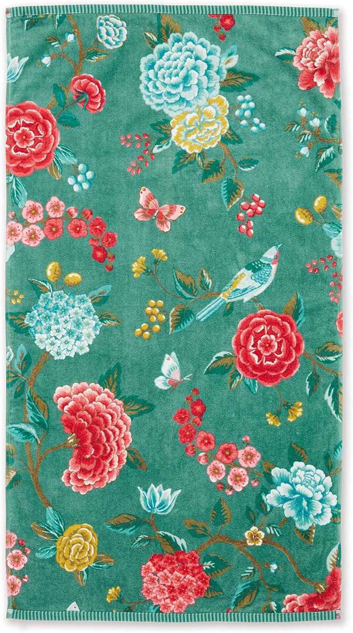 Pip Studio Duschtuch Good Evening | grün - 70 x 140 Duschtuch 70 x 140 cm, Duschtuch 70 x 140 cm