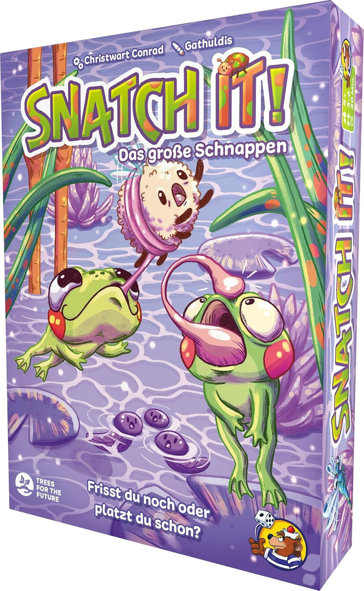 HeidelBär Games - Snatch It! - Kartenspiel Familienspiel - Deutsch - 3-6 Personen - ab 8 Jahren