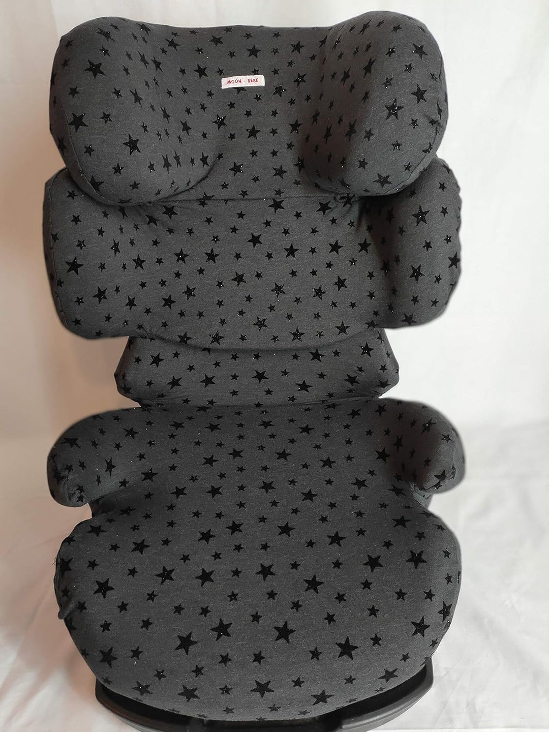MOON-BEBE Schutzhülle für Cybex Pallas, Silver Pallas Fix und Pallas 2 Fix Nergo (black stars)