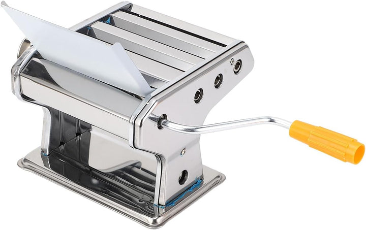 Ejoyous Nudelmaschine Manuelle Nudelmaschine Edelstahl-Nudelmaschine Mit Einstellknopf Für Mehrere D