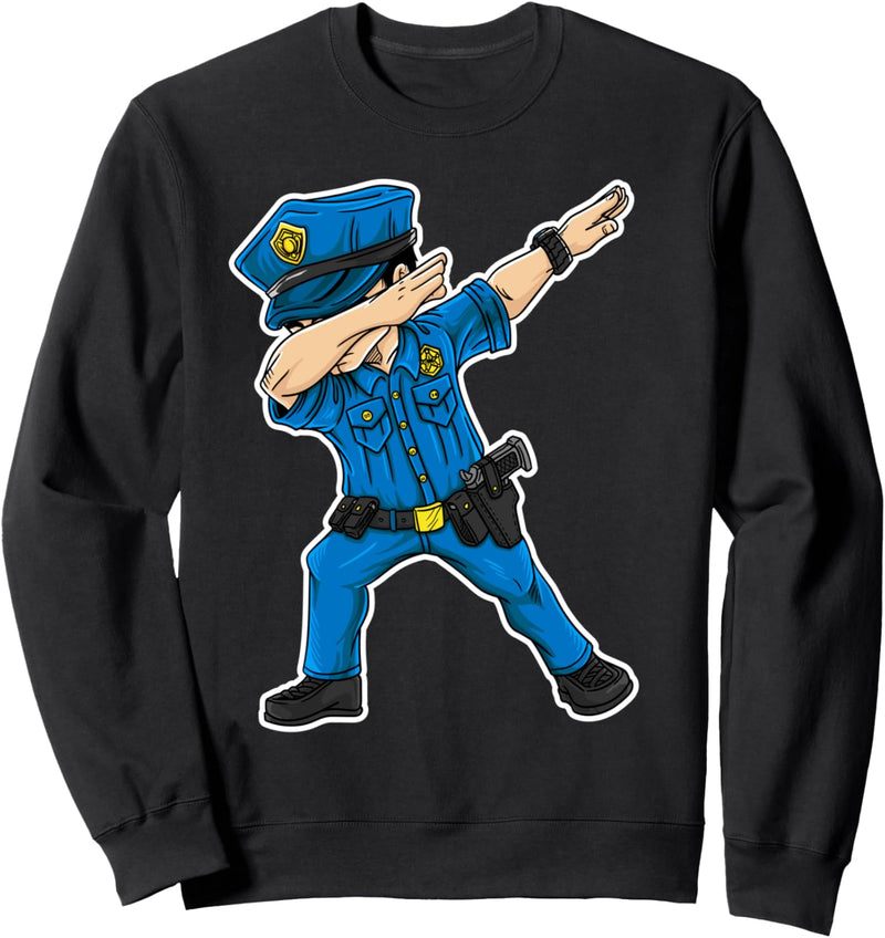 Dabbing Police Gift Funny Policeman Dab Dance Sweatshirt