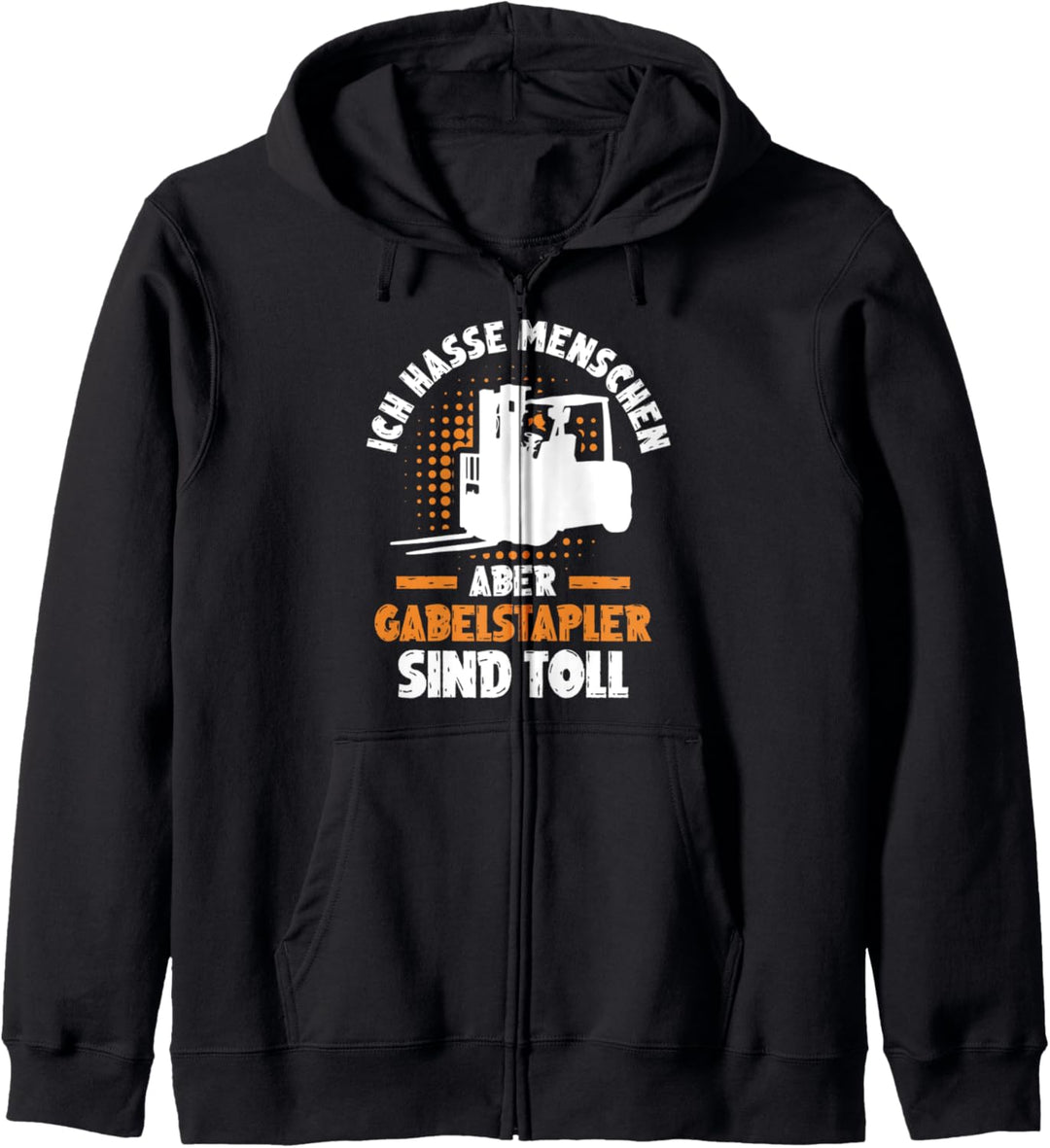 Staplerfahrer Lagerlogistik Lager Gabelstapler Kapuzenjacke